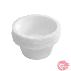 Cápsulas Cupcake Rizadas Blancas 30 ud