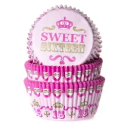 Cápsulas Cupcake Sweet Sixteen 50 ud - House of Marie