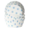 Cápsulas Cupcakes Baby Blue Polka dot 50 ud
