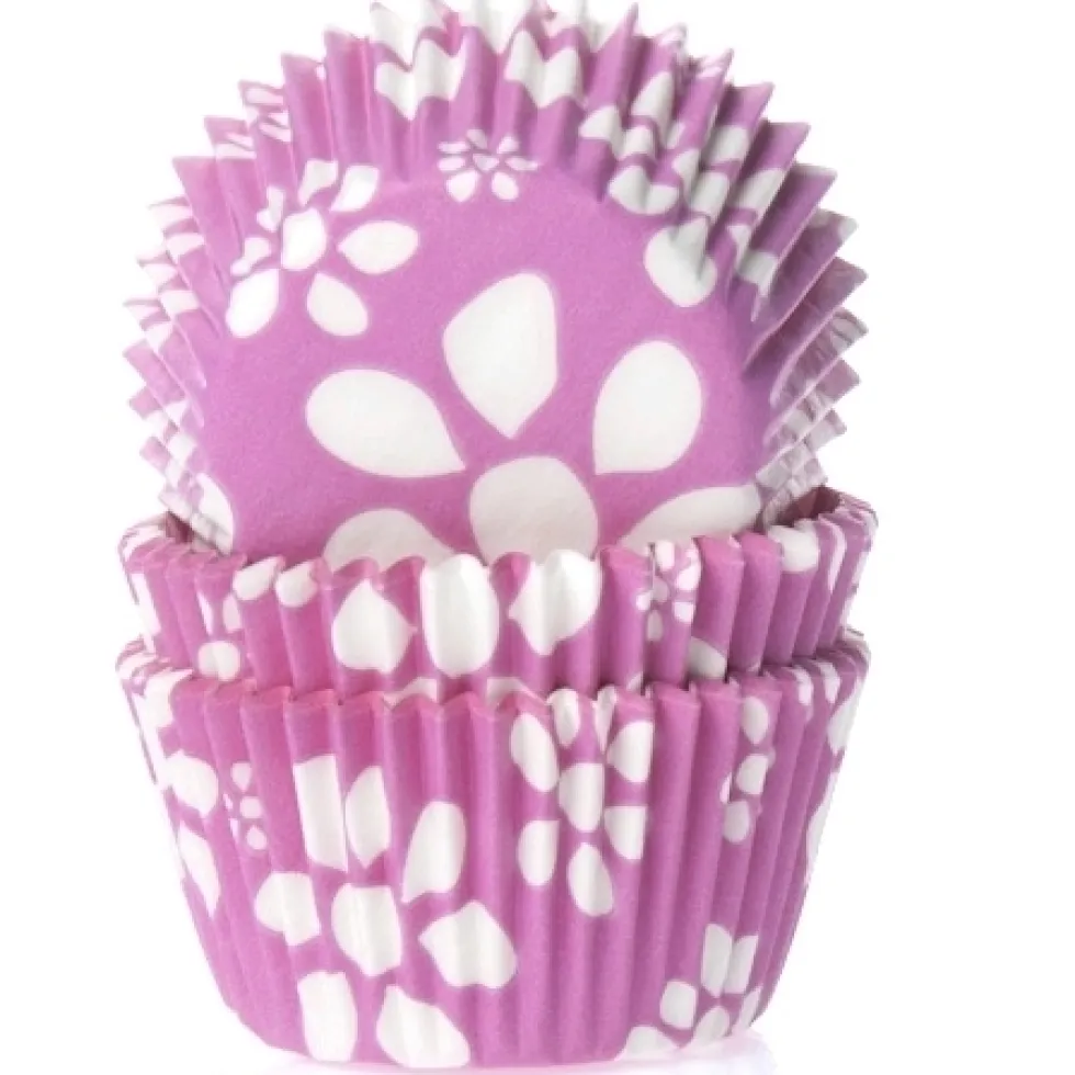 Cápsulas cupcakes Flower pink House of Marie