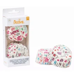 Cápsulas Cupcakes Love 36 ud - Decora
