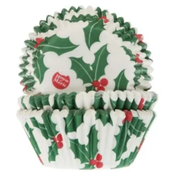 Cápsulas para cupcakes Holly & berries