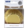 Cápsulas para Cupcakes Oro Metálico 30 ud