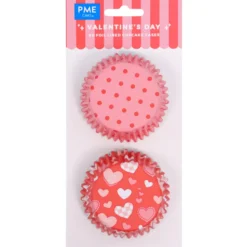 Cápsulas para cupcakes San Valentín 60 ud - PME