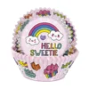 Cápsulas Cupcake Arcoiris Rosas 50 ud - House of Marie