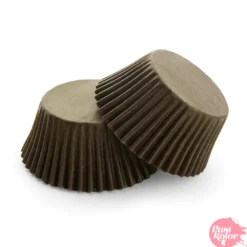 Cápsulas Cupcake Marrón Chocolate - 24 Unidades
