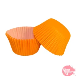 Cápsulas Cupcake Naranjas - 24 Unidades - Pastkolor