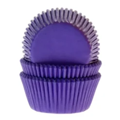 Cápsulas Cupcake Púrpuras 50 ud - House of Marie