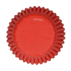 100 Cápsulas Mini Cupcakes Rojas - Funcakes