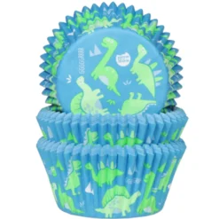 Cápsulas para Cupcakes Dinos 50 unidades