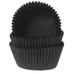 Cápsulas para Cupcakes Negro 50 ud - House of Marie