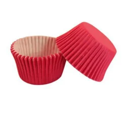 Cápsulas para Cupcakes Rojo Cereza 24 ud