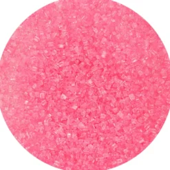 Cristales de azúcar Rosas
