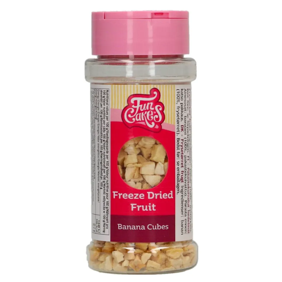 Cubos de Fruta Liofilizada Plátano 18 gr - Funcakes