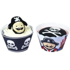 Cupcakes wraps Piratas