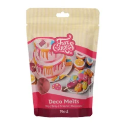 Deco Melts Color Rojo 250 gr - Funcakes