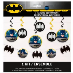 Decoración Colgante Batman 7 ud