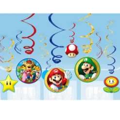 Decoración Colgante Espiral Super Mario
