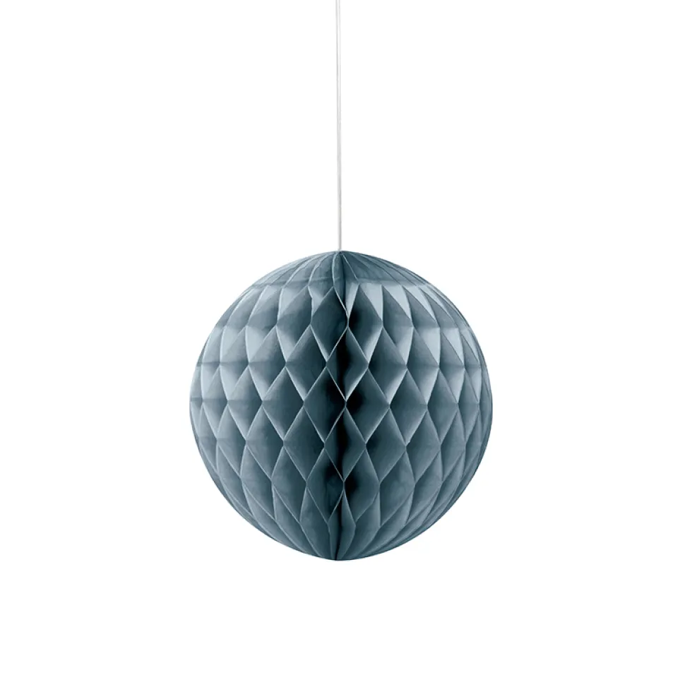 Decoración Colgante Nido de Abeja Plata 20cm
