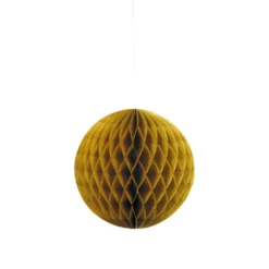 Decoración Colgante Nido de Abeja Oro 20cm