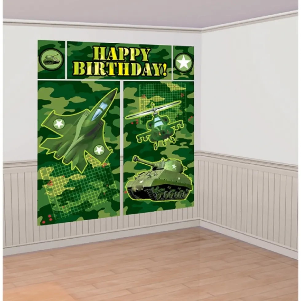 Decoración de Pared Camuflaje Militar