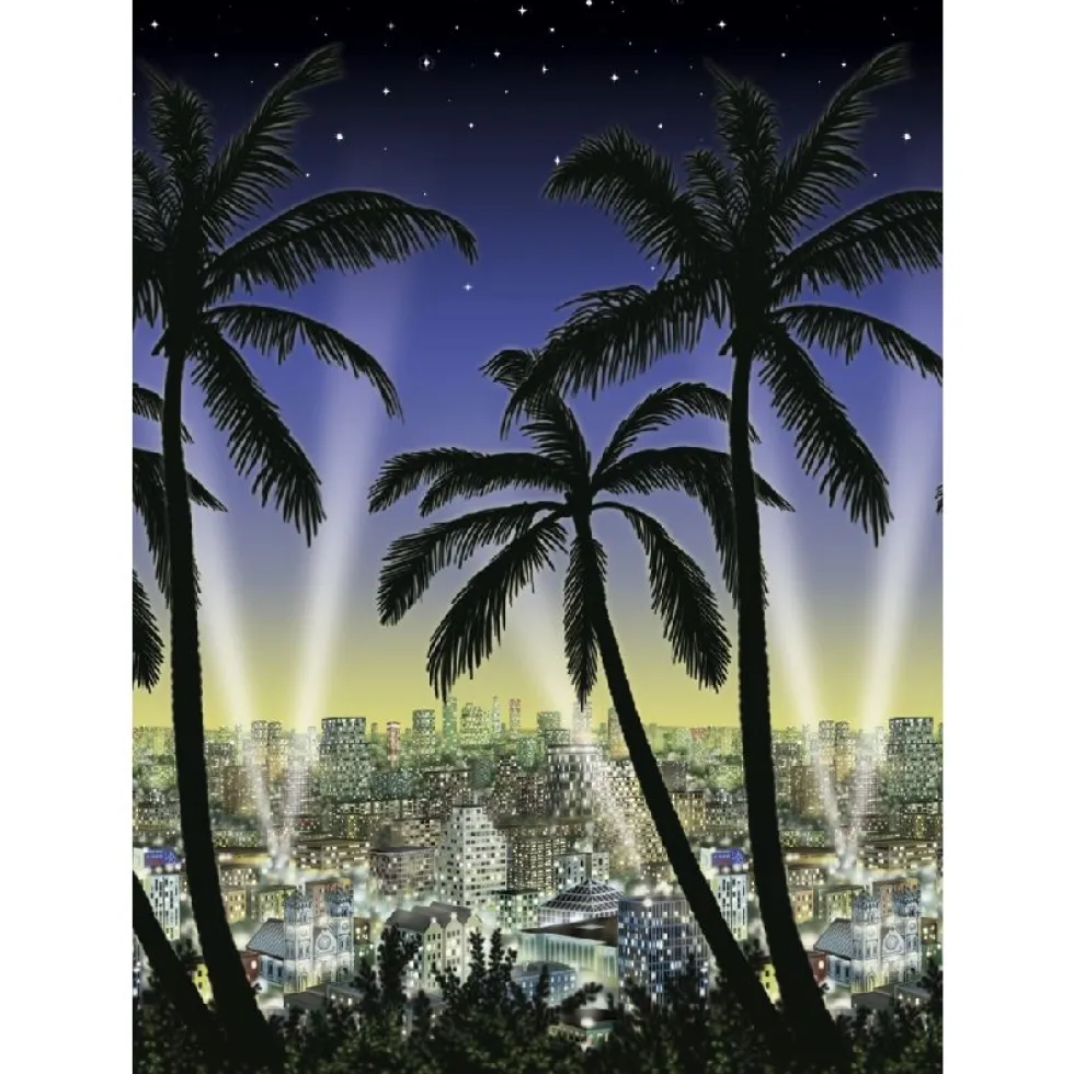 Decoración de Pared Ciudad de Hollywood 12 mts