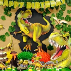 Decoración para Mesas Dinosaurios 8 unidades