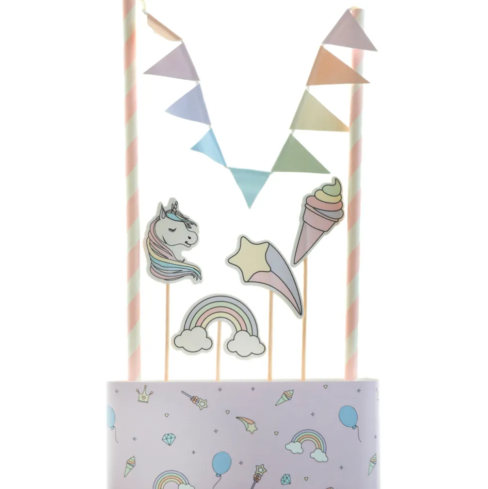 Decoración Unicornio para Pastel