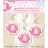 Decoraciones Colgantes Elefante Rosa