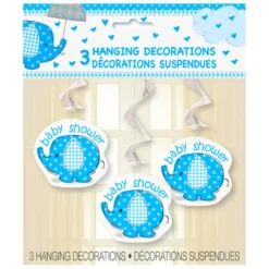 Decoraciones Colgantes Elefante Azul