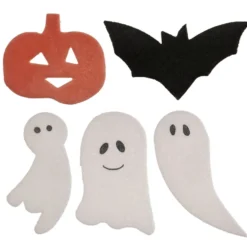 Decoraciones de Oblea Surtido Halloween 4 cm 128 ud