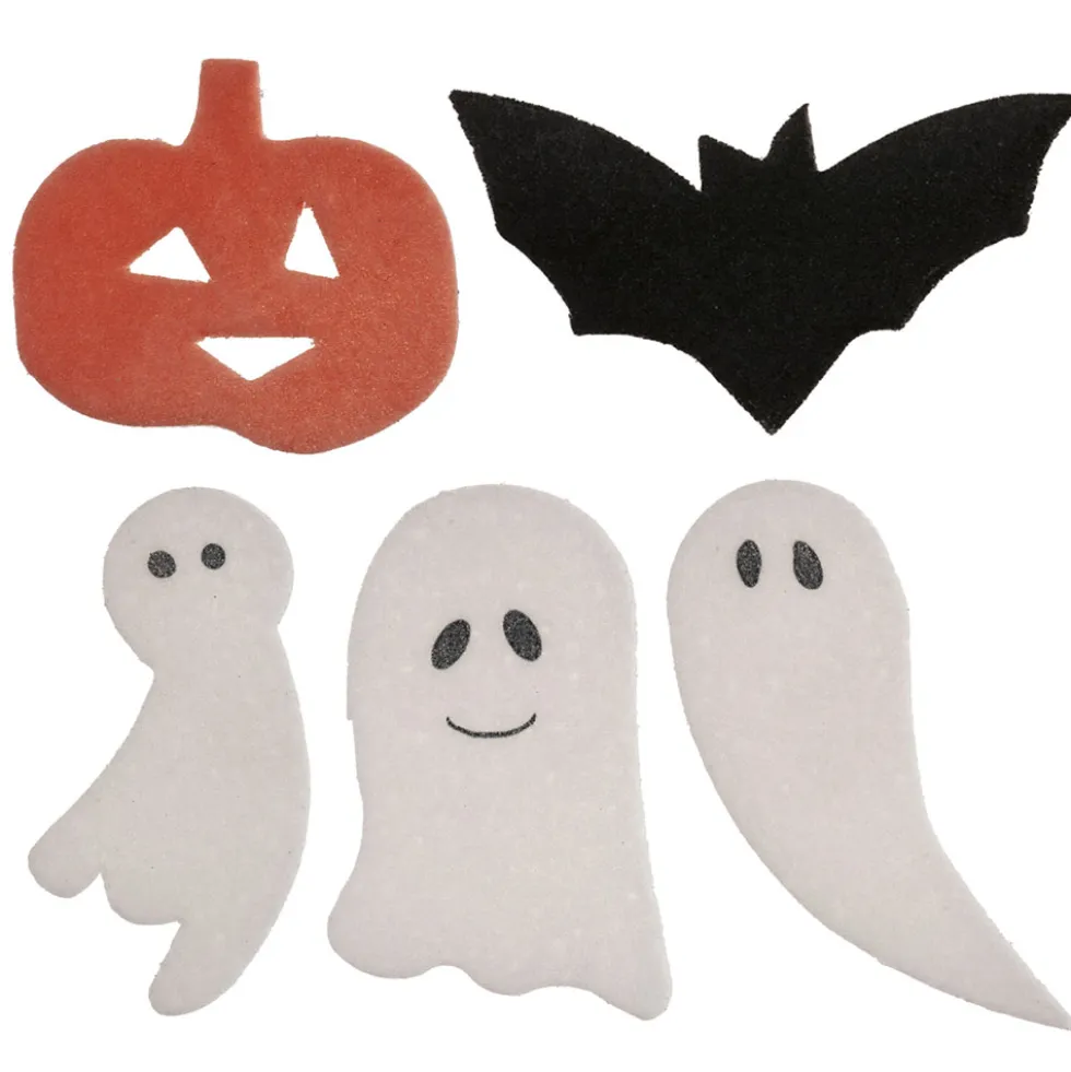 Decoraciones de Oblea Surtido Halloween 4 cm 128 ud