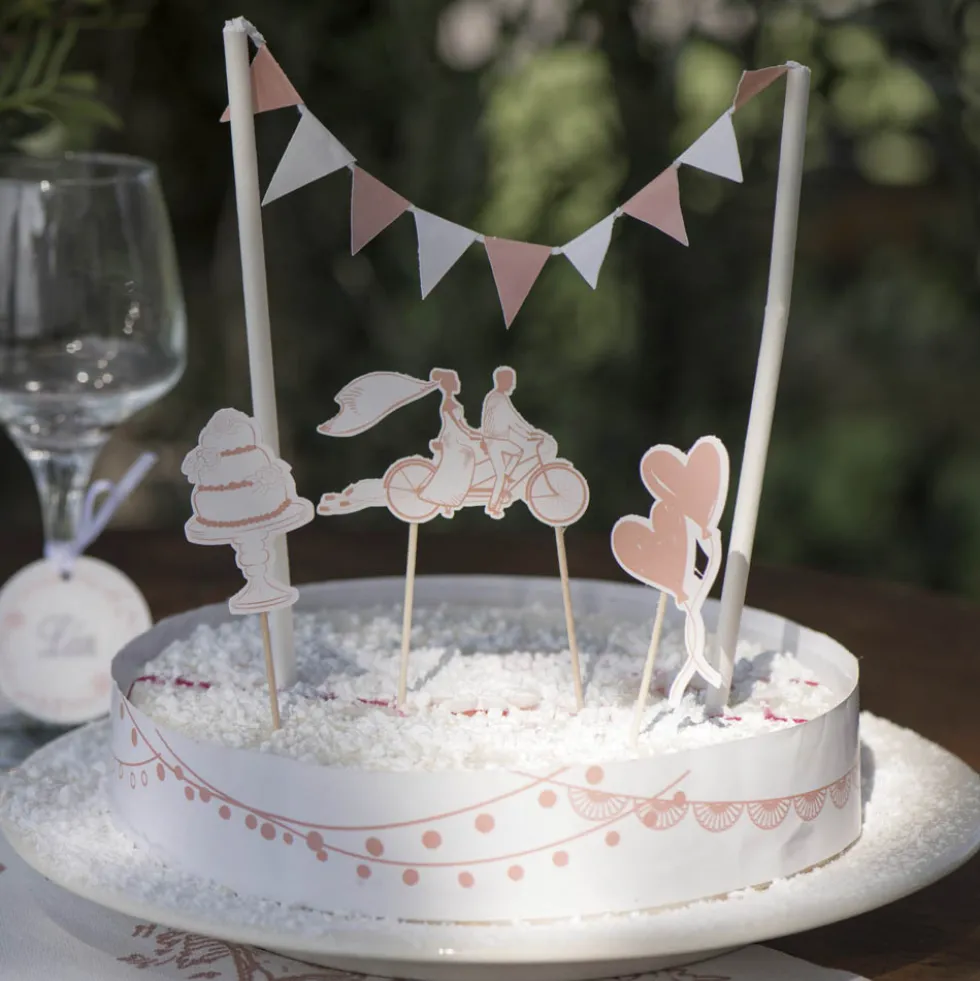 Decoraciones para Tartas Love 5 ud