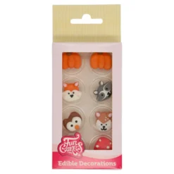 Decoraciones de Azúcar Animales del Bosque 8 ud - Funcakes