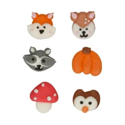 Decoraciones de Azúcar Animales del Bosque 8 ud - Funcakes