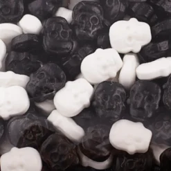 Decoraciones de Azúcar Calaveras Blancas y Negras