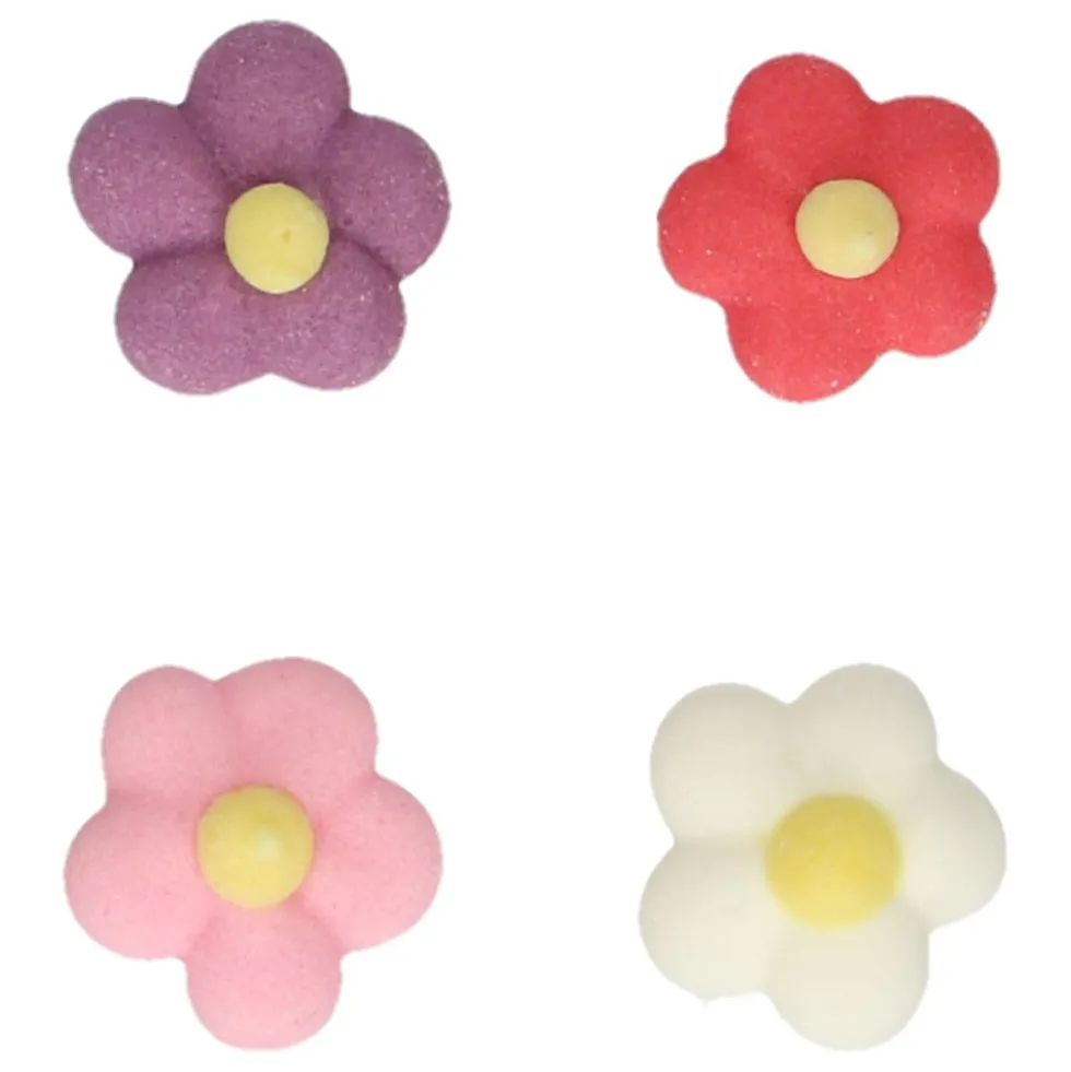 Decoraciones de Azúcar Flores Pequeñas 32 ud