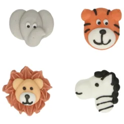 Decoraciones de Azúcar Safari 12 ud. - Funcakes