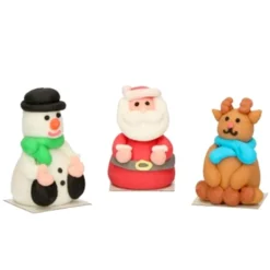 Decoraciones De Azucar (3D) Funcakes Figuras Navidad