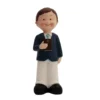 Decoracion Niño con Biblia 15 cm - Modecor