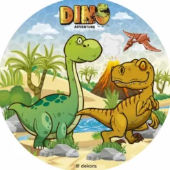 Disco Comestible Dinosaurios 15,5 cm