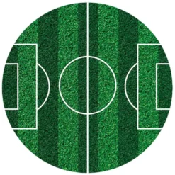 Disco Comestible Fútbol Sin Azúcar 16 cm