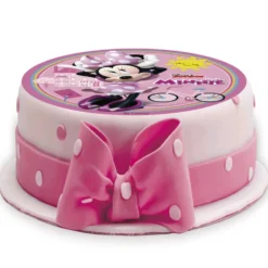 Disco Comestible Minnie Mouse 15,5 cm
