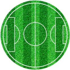 Disco de azúcar Campo de Fútbol 20 cm