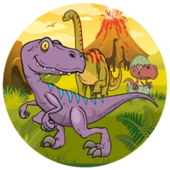 Disco de Azúcar Dinosaurios Modelo A