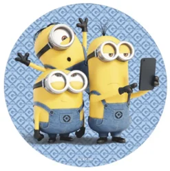 Disco de oblea minions modelo B 20cm
