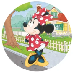 Disco de oblea Minnie Mouse 20 cm