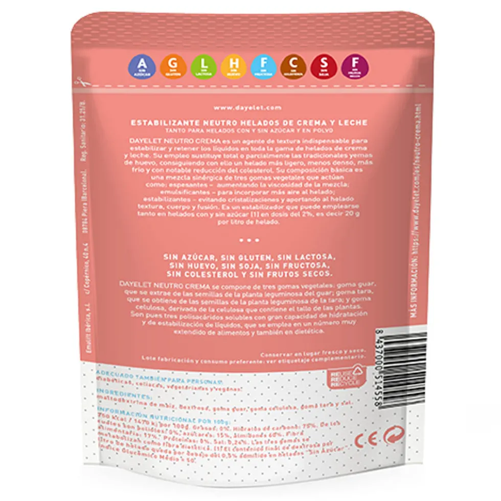 Estabilizante para Helados de Crema 100 gr