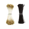 Estambres para Flores Negros y Dorados