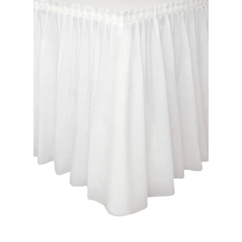 Falda para Mesa color Blanca